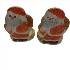 Santa candle holders